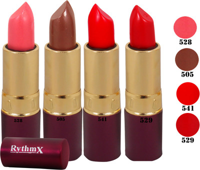 

Rythmx Purple Lipstick Combo 528 505 541 529(Multicolor,)