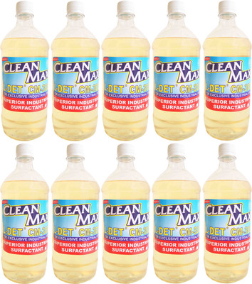 

Cleanmax CM-300 1L -Pack of 10- CONCENTRATED MULTIPURPOSE CLEANER FOR FLOORS, DISHWASH, CARWASH, TOILETS, KITCHEN None Liquid Detergent(1 L)