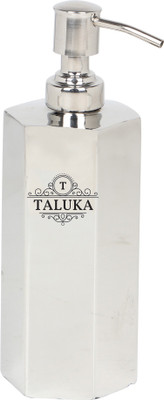 

Taluka (8.4" x 2.9" Inches) Stainless Steel DESIGNER Soap Dispenser 800 ml Gel, Lotion, Foam, Conditioner, Soap, Shampoo Dispenser(Steel)