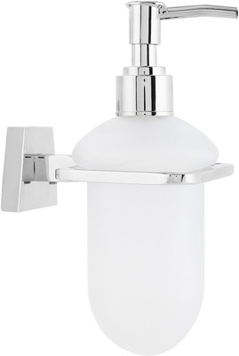 

KRM Minimalistic Appeal 250 ml Soap, Shampoo Dispenser(Silver, White)