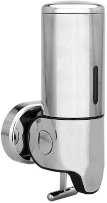 

Kitsch™ Levro ABS Plastic Chrome Plated Body 450 ml Soap, Lotion Dispenser(Silver)