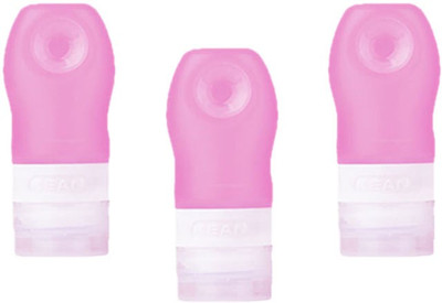 

Meded Silicone Travel Tubes Small Size Pink 37 ml Shampoo, Conditioner, Lotion Dispenser(Pink)