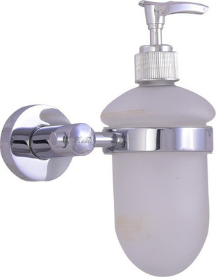 

FAB PE Liquid Soap Holder or Dispenser 0.3 L Shampoo Dispenser(Silver)
