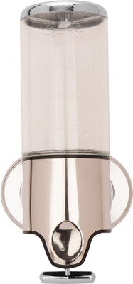 

Claby T shaped press button 0.5 L Soap Dispenser(Silver)
