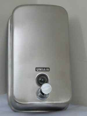 

Uniair 1000 ml Shampoo, Lotion, Soap, Foam Dispenser(Silver)