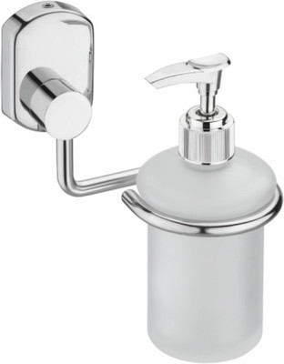 

Jovial 210 Curio Soap Dispenser, Liquid Soap Dispenser, Bathroom Accessories (Glossy Finish, 304 Stainless Steel, Anti Rust, Corrosion Free) 200 ml Lotion, Conditioner, Soap, Shampoo Dispenser(Silver)