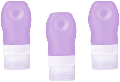 

Meded Silicone Travel Tubes 37 ml Shampoo, Conditioner, Lotion Dispenser(Purple)