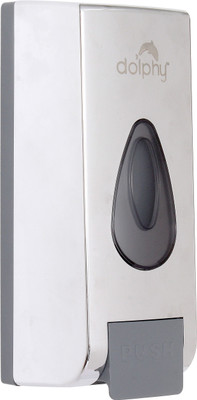 

Dolphy 500 ml Soap, Conditioner, Shampoo Dispenser(Silver)