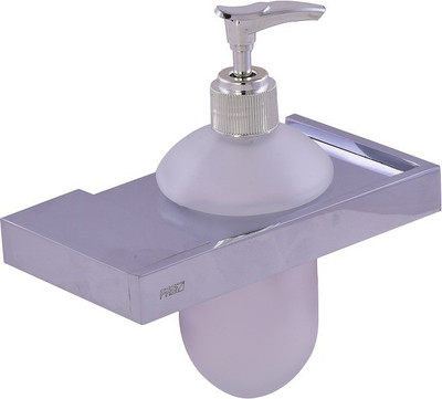 

FAB AU Liquid Soap Holder or Dispenser 0.3 L Shampoo Dispenser(Silver)