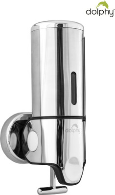 

Dolphy 500 ml Soap, Shampoo Dispenser(Silver)