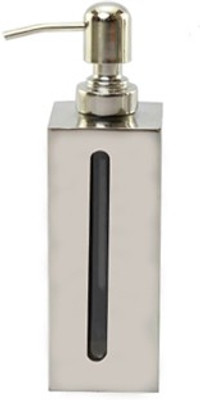 

Yasha Lifestyle WALL MOUNTING LIQUID SOAP DISPENSER SQUARE ROYAL DESGINE (ONE CUT) 300 ml Gel, Lotion, Foam, Conditioner, Shampoo, Soap Dispenser(Silver)