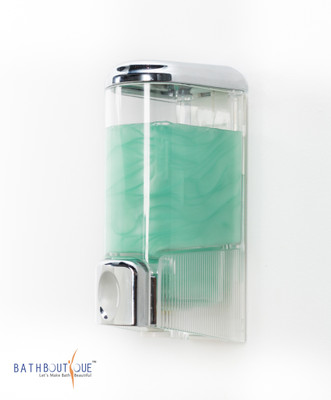 

Bath boutique Cute 200 ml Soap, Shampoo, Conditioner, Lotion Dispenser(Silver)
