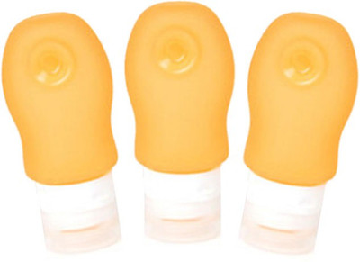 

Meded Silicone Travel Tubes Medium Size Orange 60 ml Shampoo, Conditioner, Lotion Dispenser(Orange)