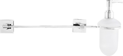 

KRM Durable Construction 250 ml Soap, Shampoo Dispenser(Silver, White)