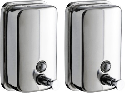

Sens 500 ml Soap Dispenser(Silver Pack of 2)