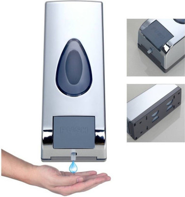 

AAI Scorpio silver crome pvc 350 ml Shampoo, Lotion, Gel, Conditioner & soap dispenser 350 ml Soap, Shampoo, Lotion, Gel, Conditioner Dispenser(Silver)