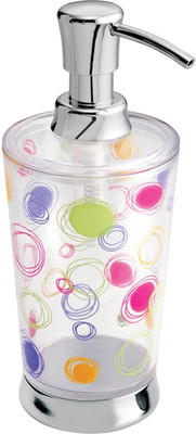 

Interdesign Doodle Bath, Soap Pump, Clear/Chrome 295 ml Lotion Dispenser