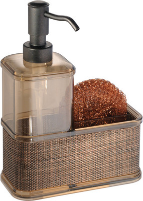 

Interdesign Twillo Plastic Soap Pump Caddy 350 ml Soap Dispenser(Brown)