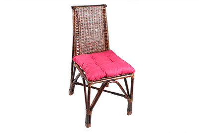 Novelty Cane Art Cane Living Room Chair(Finish Color - Brown)