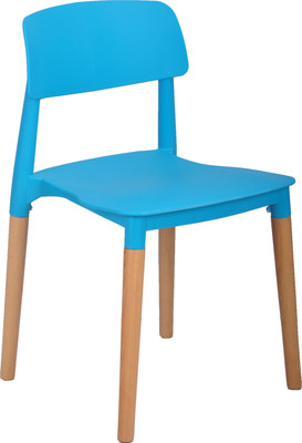 

Bharat Furniture Click Plastic Living Room Chair(Finish Color - Blue)