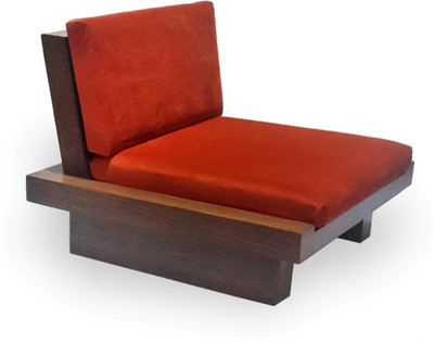 

Black Square Engineered Wood Living Room Chair(Finish Color - Mellamine Matt)