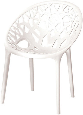 Nilkamal Plastic Outdoor Chair(White, Pre-assembled)