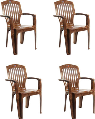 

Cello Furniture Plastic Living Room Chair(Finish Color - Sandalwood Brown)