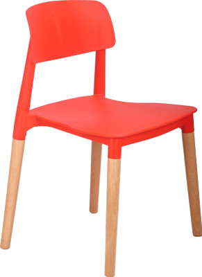 

Bharat Furniture Click Plastic Living Room Chair(Finish Color - Red)