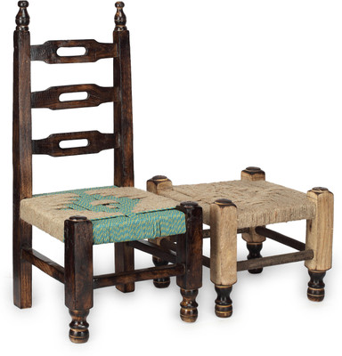 

Onlineshoppee Solid Wood Living Room Chair(Finish Color - Natural Wood)