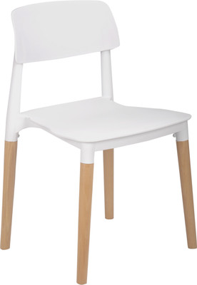 

Bharat Furniture Click Plastic Living Room Chair(Finish Color - White)