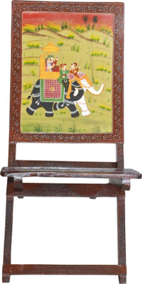 

Lal Haveli Solid Wood Living Room Chair(Finish Color - Brown)