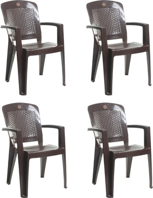 

Cello Furniture Plastic Living Room Chair(Finish Color - Ice Brown)