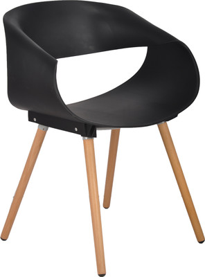 

Bharat Furniture Bella Plastic Living Room Chair(Finish Color - Black)