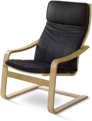 

@home by Nilkamal Solid Wood Living Room Chair(Finish Color - Black)