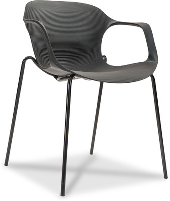 

Durian ZANE-BLACK Synthetic Fiber Living Room Chair(Finish Color - Black)