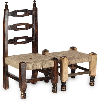 

Onlineshoppee Solid Wood Living Room Chair(Finish Color - Natural Wood)