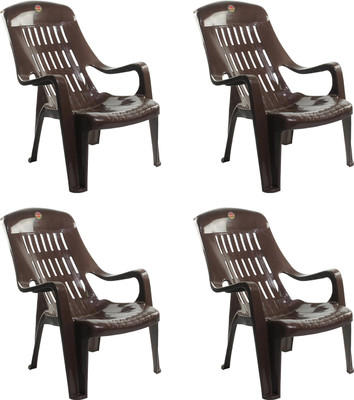 

Cello Furniture Plastic Living Room Chair(Finish Color - Ice Brown)