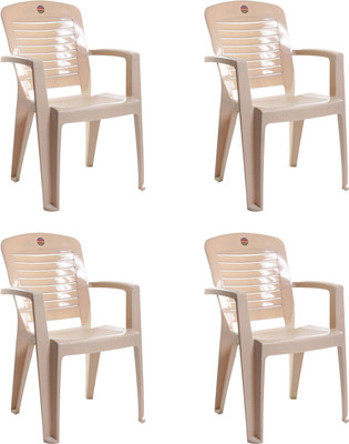 

Cello Furniture Plastic Living Room Chair(Finish Color - Beige)