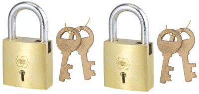 Harrison Brass Square Padlock(A-1/7) Padlock(Gold) Flipkart