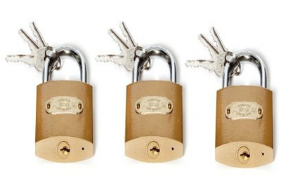 

SGB 50mm Pack Of 3 Lock(Gold)