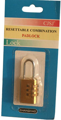 

Hobby and You Combination Number Padlock(Gold)