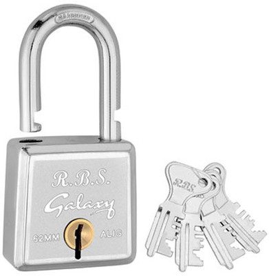 RBS Galaxy 62mm (4 key) Padlock(Silver)
