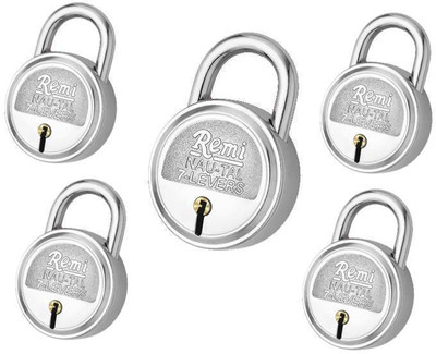 

Remi Nautal65mmpackof5 Padlock(Chrome)