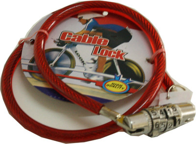 Gol Cable lock lock(Red) available at flipkart for Rs.99