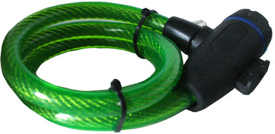 

Adraxx Unique Copyproof Keys + Cable Lock(Green)