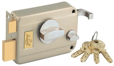 

Godrej Ultra Twinbolt Satin Nickel 1Ck Lock(Beige, Gold)