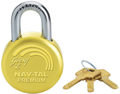 

Godrej Nav-tal Premium Deluxe Hardened - 3 Keys Lock(Gold, Silver)