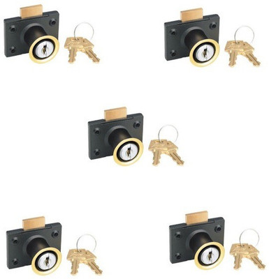 

Godrej MULTI-PURPOSE PACK OF 5 Lock(Brown)