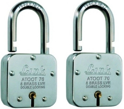 

Link+ Atoot 70mm Set Of 2 Padlock(Silver)