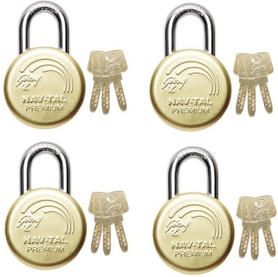 Godrej Locks Navtal 8 Levers Deluxe Hardened 3 Keys